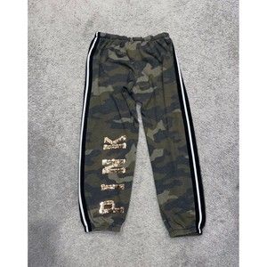 VS PINK Camo Rose Gold Bling Joggers
